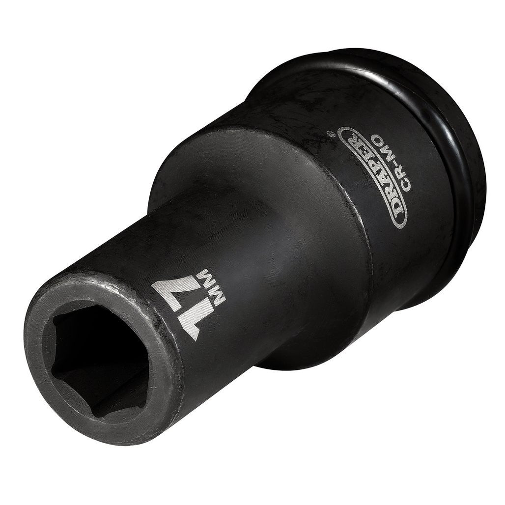 Draper Hi-TORQ® Deep Impact Socket, 3/4" Sq. Dr., 17mm  05049