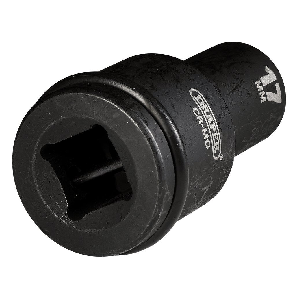 Draper Hi-TORQ® Deep Impact Socket, 3/4" Sq. Dr., 17mm  05049