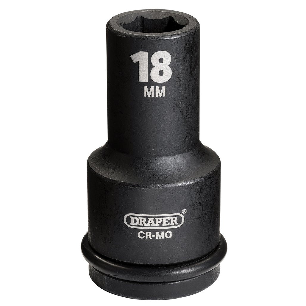 Draper Hi-TORQ® Deep Impact Socket, 3/4" Sq. Dr., 18mm  05050