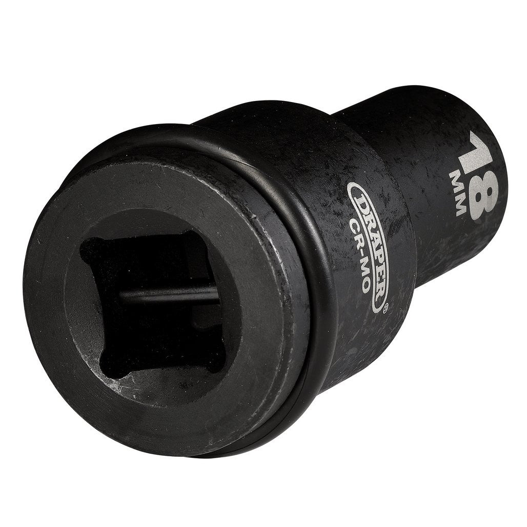 Draper Hi-TORQ® Deep Impact Socket, 3/4" Sq. Dr., 18mm  05050