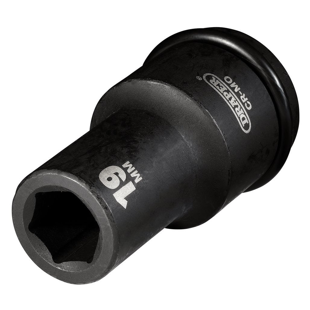 Draper Hi-TORQ® Deep Impact Socket, 3/4" Sq. Dr., 19mm  05051