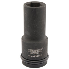 Draper Hi-TORQ® Deep Impact Socket, 3/4" Sq. Dr., 20mm  05052
