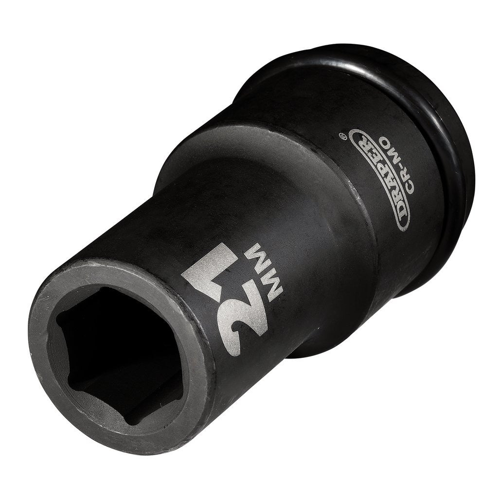 Draper Hi-TORQ® Deep Impact Socket, 3/4" Sq. Dr., 21mm  05053