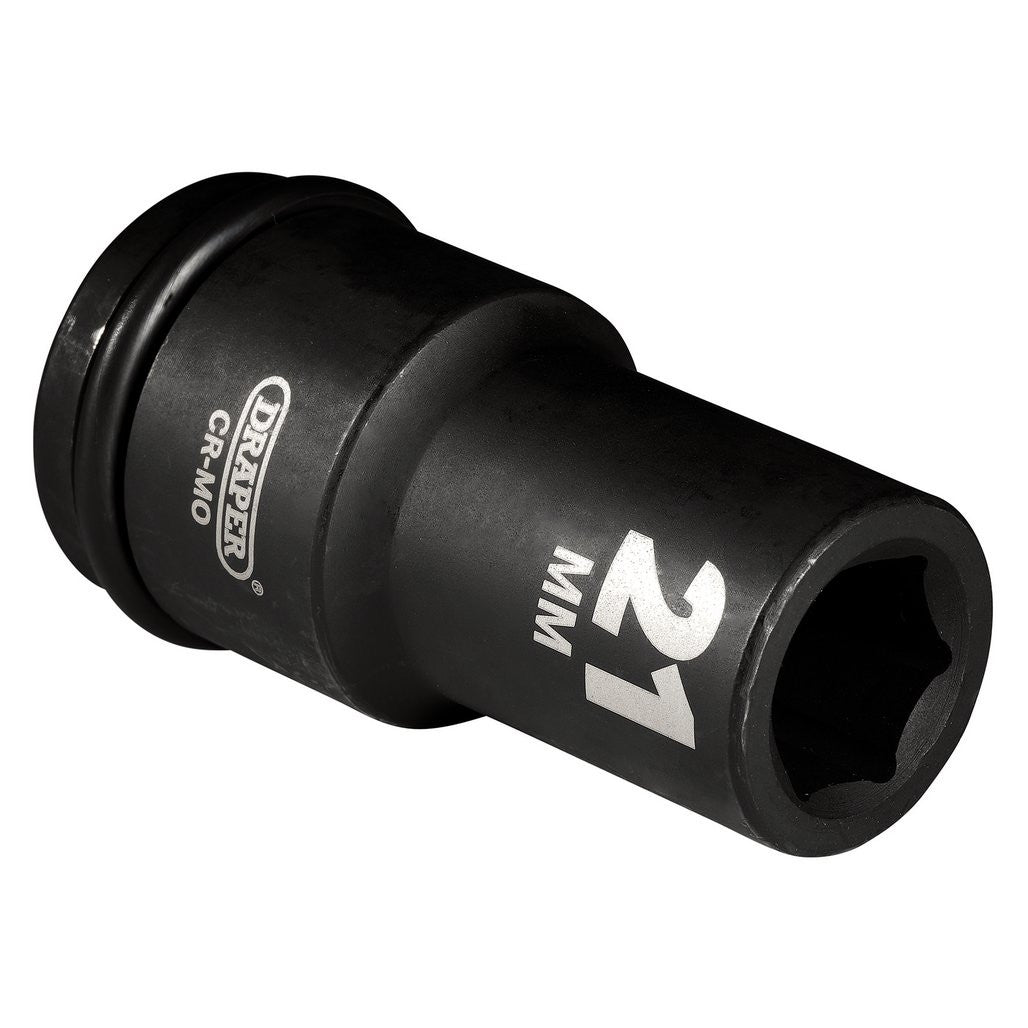 Draper Hi-TORQ® Deep Impact Socket, 3/4" Sq. Dr., 21mm  05053