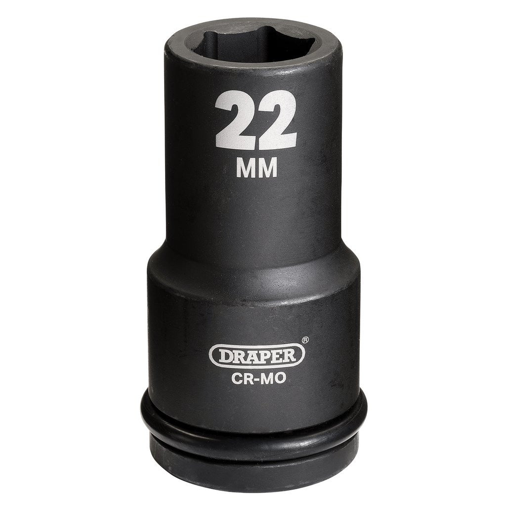 Draper Hi-TORQ® Deep Impact Socket, 3/4" Sq. Dr., 22mm  05054