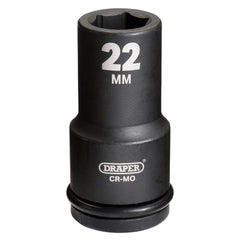 Draper Hi-TORQ® Deep Impact Socket, 3/4" Sq. Dr., 22mm  05054