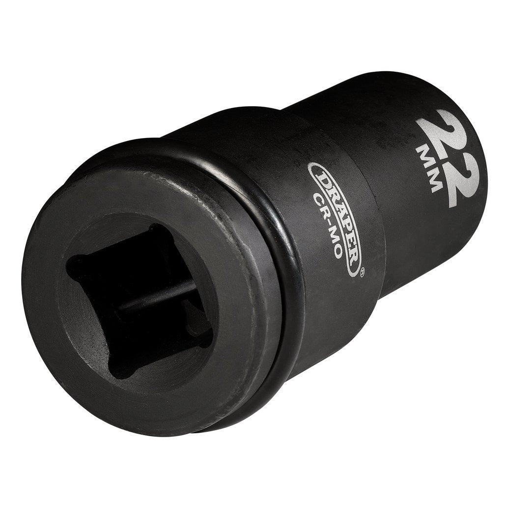 Draper Hi-TORQ® Deep Impact Socket, 3/4" Sq. Dr., 22mm  05054