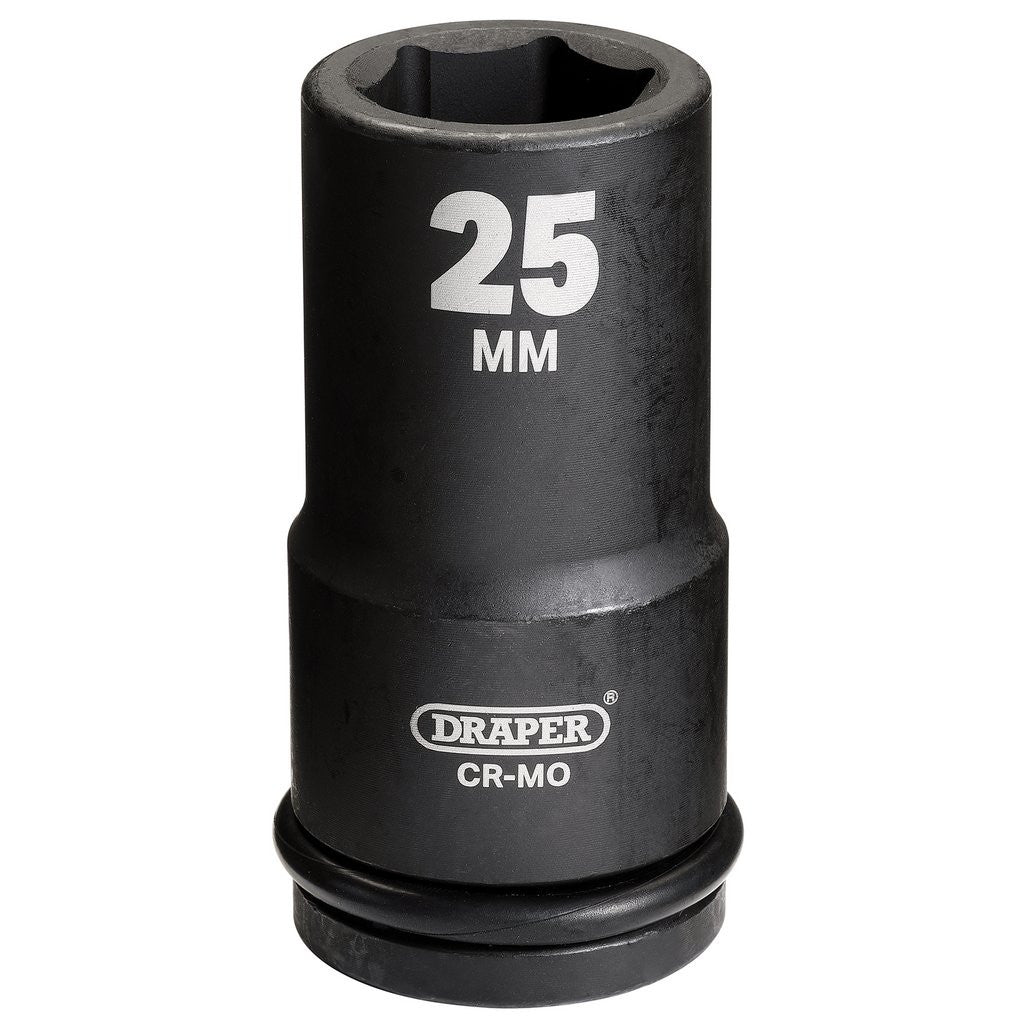 Draper Hi-TORQ® Deep Impact Socket, 3/4" Sq. Dr., 25mm  05057
