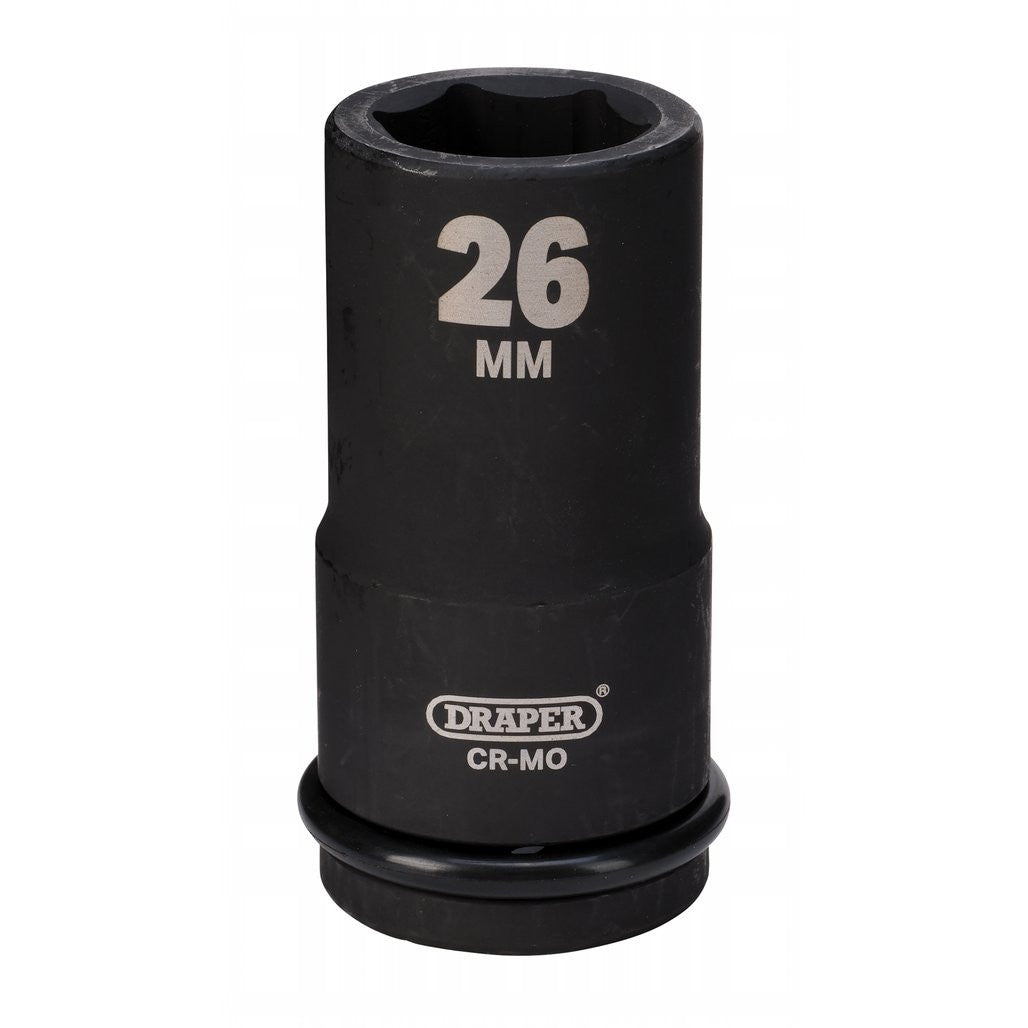 Draper Hi-TORQ® Deep Impact Socket, 3/4" Sq. Dr., 26mm  05058