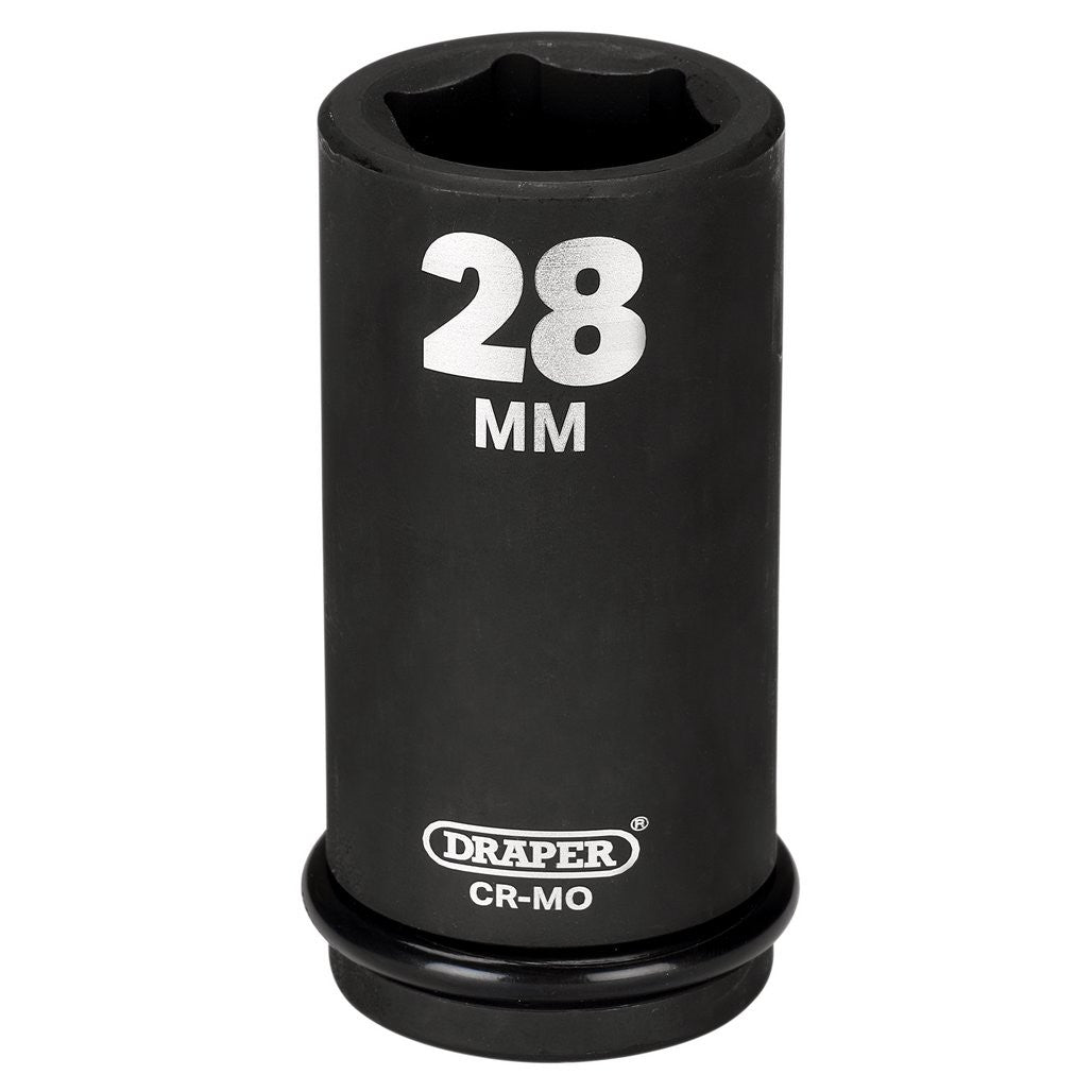 Draper HI-TORQ® 6 Point Deep Impact Socket, 3/4" Sq. Dr., 28mm  05060