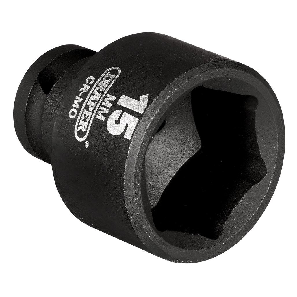 Draper HI-TORQ® 6 Point Impact Socket, 1/4" Sq. Dr., 15mm  05062