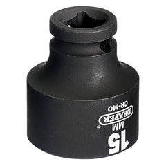 Draper HI-TORQ® 6 Point Impact Socket, 1/4" Sq. Dr., 15mm  05062