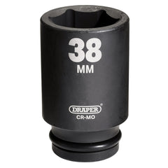 Draper Hi-TORQ® Deep Impact Socket, 3/4" Sq. Dr., 38mm  05069