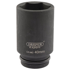Draper Expert Drapi 6 Point Deep Impact Socket, 3/4" Sq. Dr., 40mm  05071