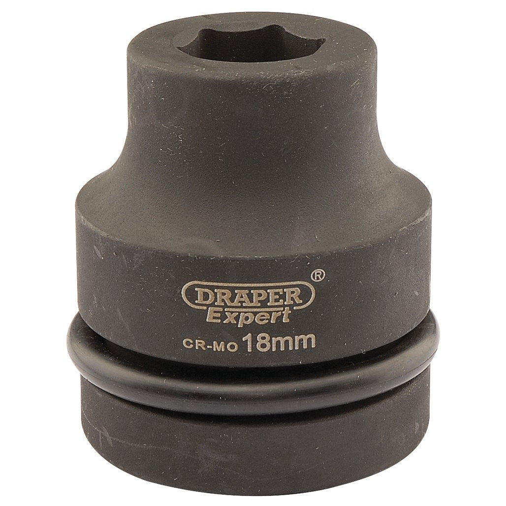 Draper Expert HI-TORQ® 6 Point Impact Socket, 1" Sq. Dr., 18mm  05099