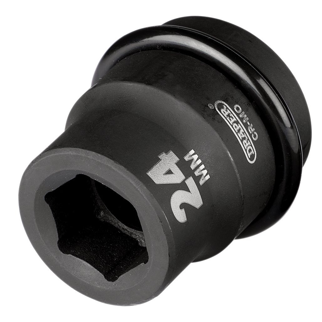 Draper HI-TORQ® 6 Point Impact Socket, 1" Sq. Dr., 24mm  05105