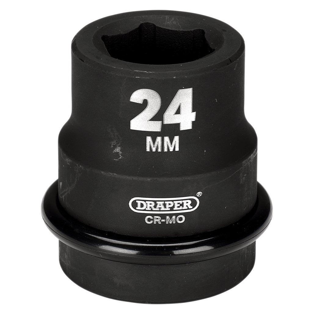 Draper HI-TORQ® 6 Point Impact Socket, 1" Sq. Dr., 24mm  05105