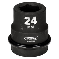 Draper HI-TORQ® 6 Point Impact Socket, 1" Sq. Dr., 24mm  05105