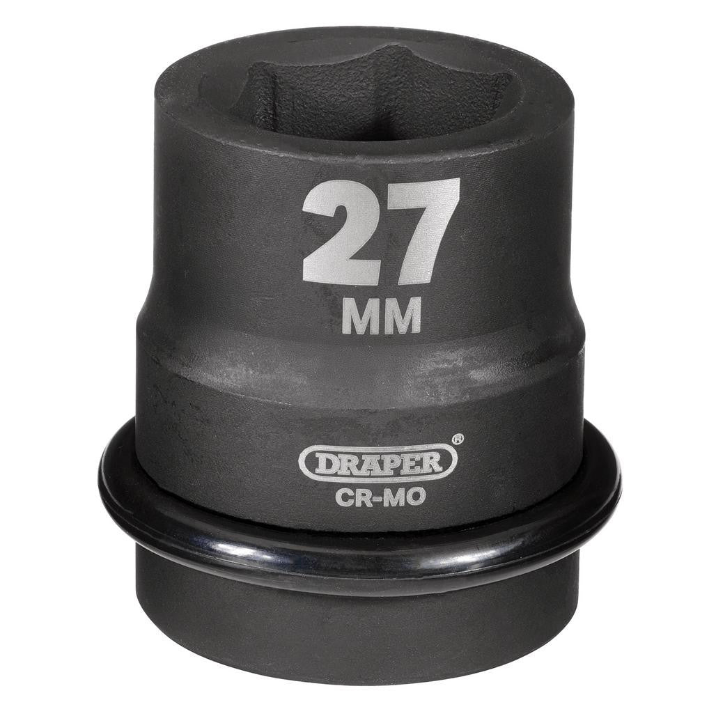 Draper HI-TORQ® 6 Point Impact Socket, 1" Sq. Dr., 27mm  05108