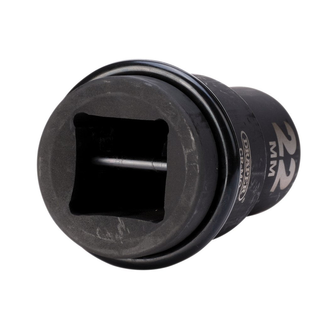 Draper HI-TORQ® 6 Point Deep Impact Socket, 1" Sq. Dr., 22mm  05137