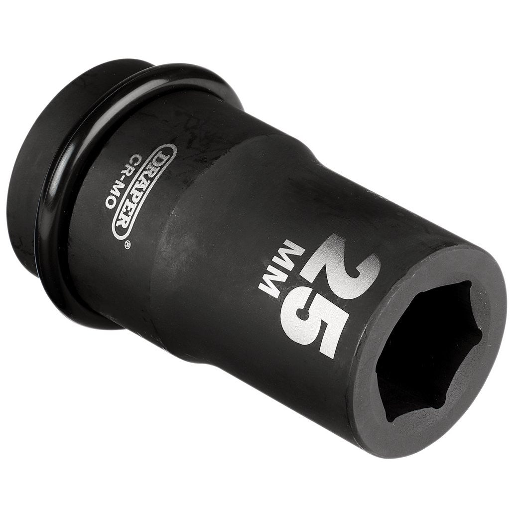 Draper HI-TORQ® 6 Point Deep Impact Socket, 1" Sq. Dr., 25mm  05140