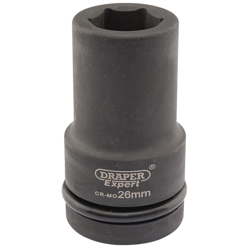 Draper Hi-TORQ® Deep Impact Socket, 1" Sq. Dr., 26mm  05141