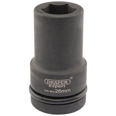 Draper Hi-TORQ® Deep Impact Socket, 1" Sq. Dr., 26mm  05141