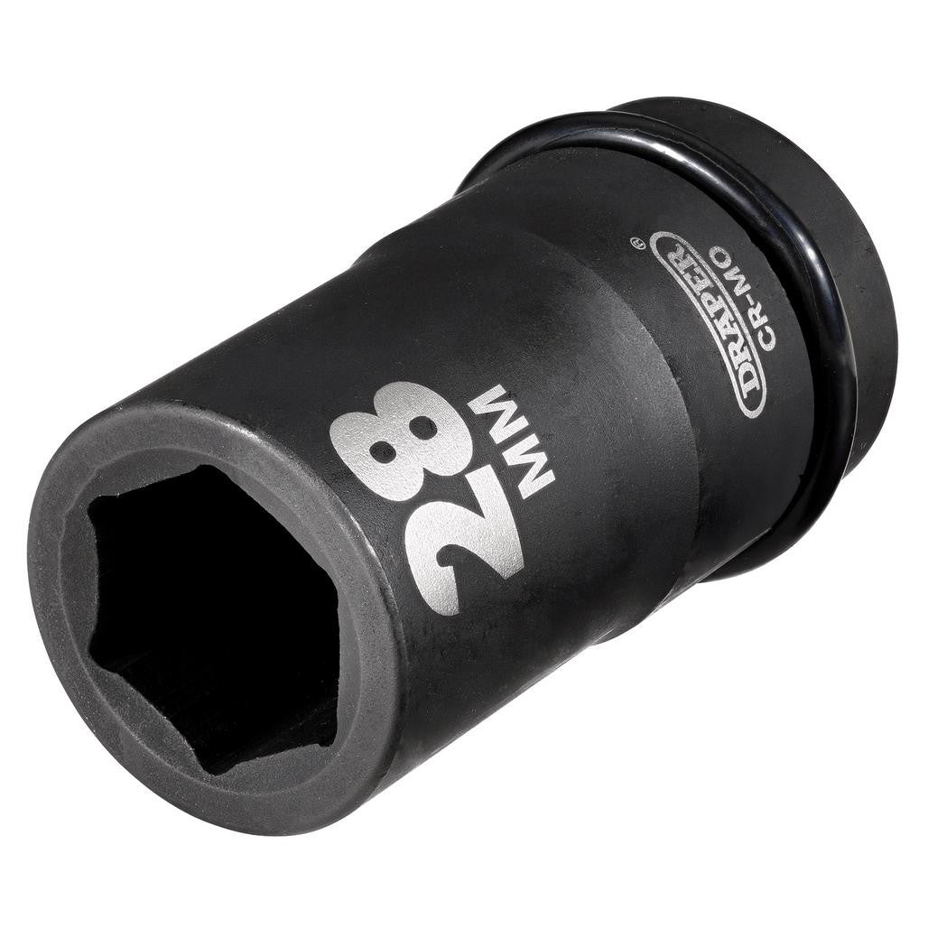Draper HI-TORQ® 6 Point Deep Impact Socket, 1" Sq. Dr., 28mm  05143