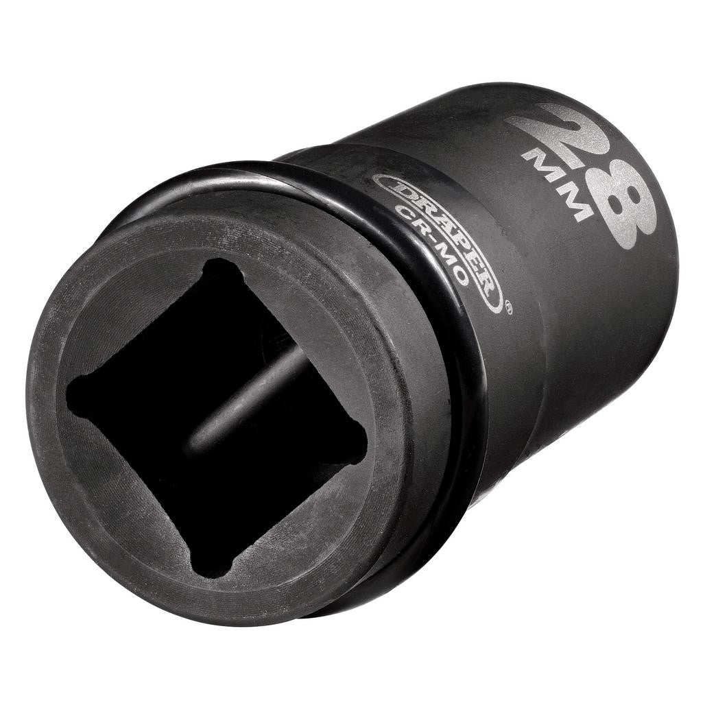 Draper HI-TORQ® 6 Point Deep Impact Socket, 1" Sq. Dr., 28mm  05143