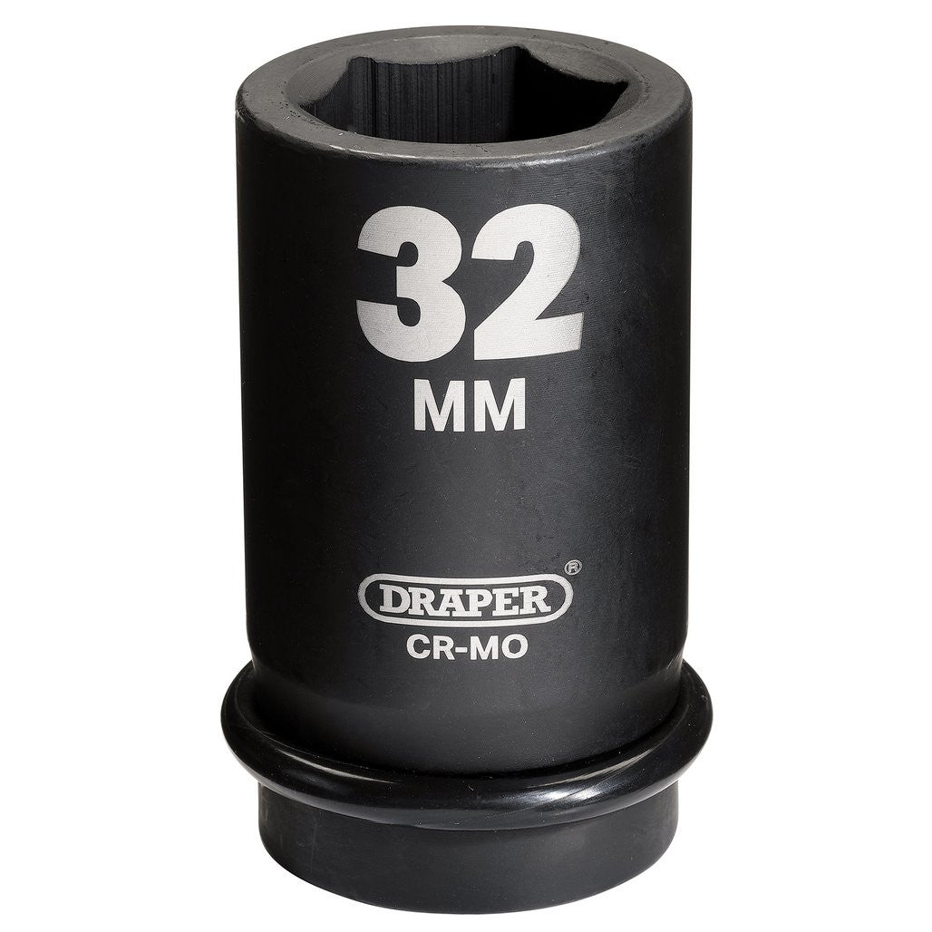 Draper Hi-TORQ® Deep Impact Socket, 1" Sq. Dr., 32mm  05146