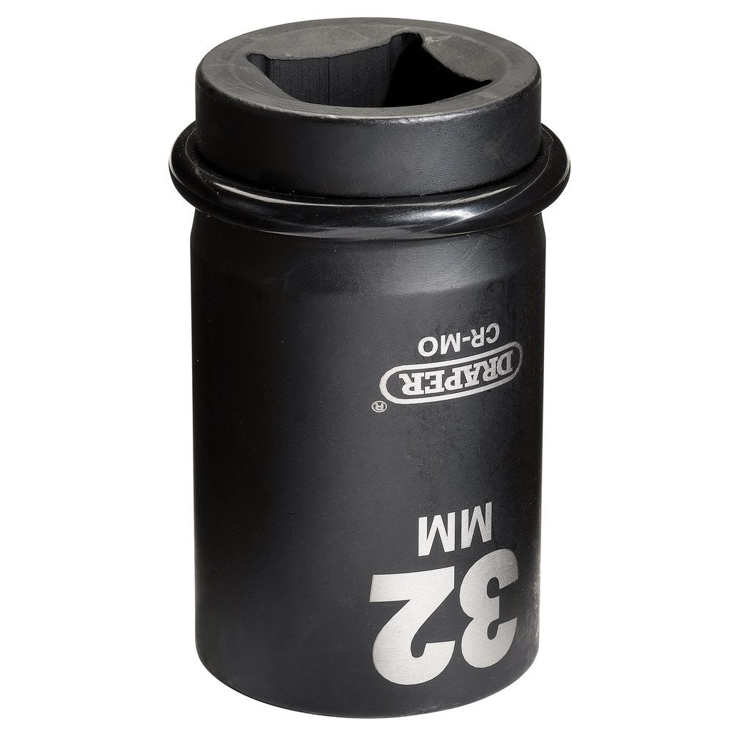 Draper Hi-TORQ® Deep Impact Socket, 1" Sq. Dr., 32mm  05146