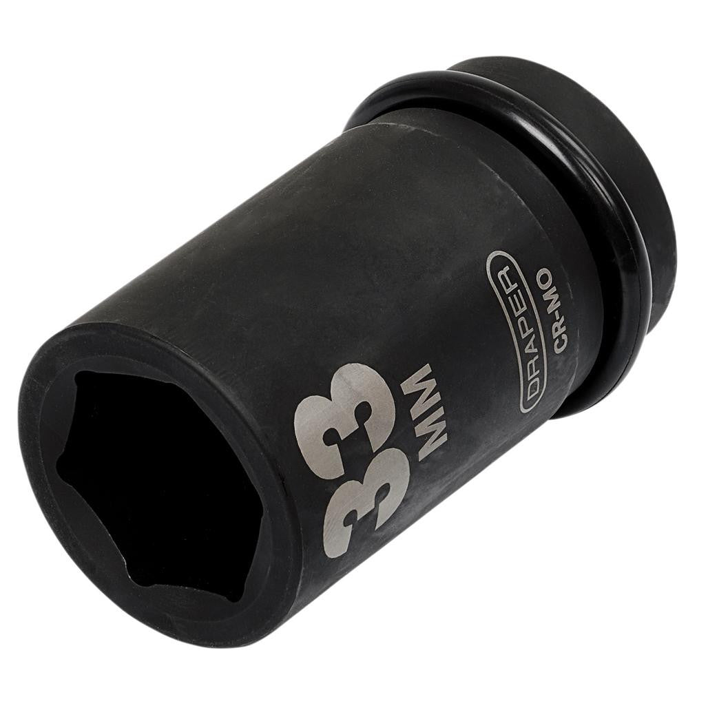 Draper Hi-TORQ® Deep Impact Socket, 1" Sq. Dr., 33mm  05147