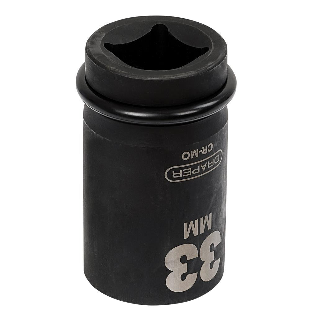 Draper Hi-TORQ® Deep Impact Socket, 1" Sq. Dr., 33mm  05147