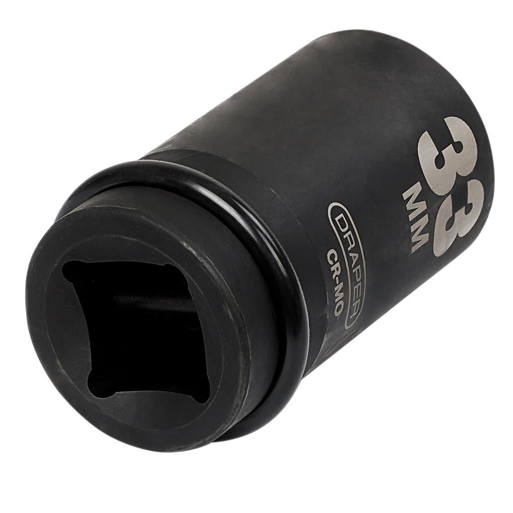Draper Hi-TORQ® Deep Impact Socket, 1" Sq. Dr., 33mm  05147