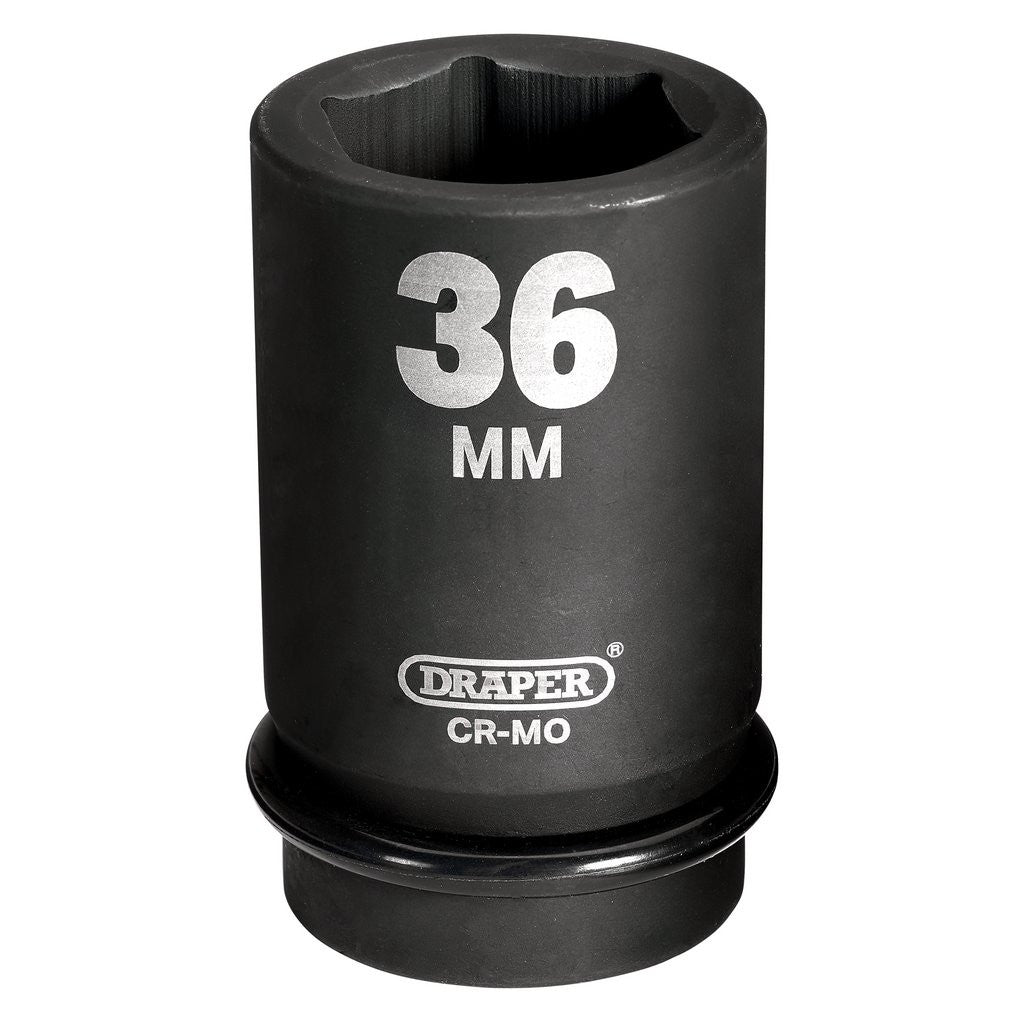 Draper HI-TORQ® 6 Point Deep Impact Socket, 1" Sq. Dr., 36mm  05150