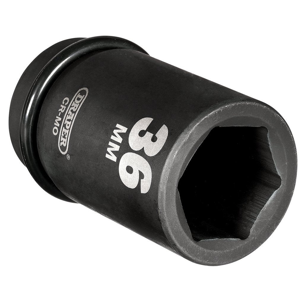 Draper HI-TORQ® 6 Point Deep Impact Socket, 1" Sq. Dr., 36mm  05150