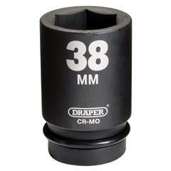 Draper Hi-TORQ® Deep Impact Socket, 1" Sq. Dr., 38mm  05151