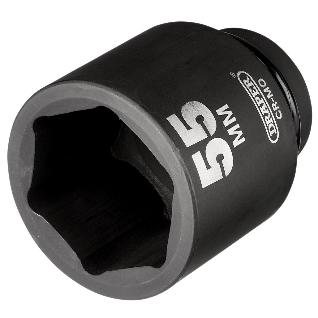 Draper HI-TORQ® 6 Point Deep Impact Socket, 1" Sq. Dr., 55mm  05156