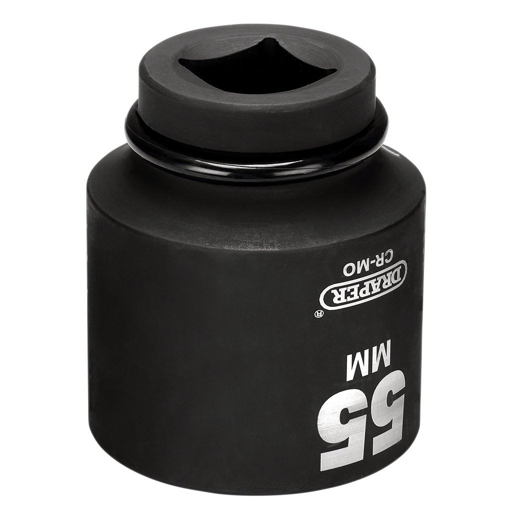 Draper HI-TORQ® 6 Point Deep Impact Socket, 1" Sq. Dr., 55mm  05156