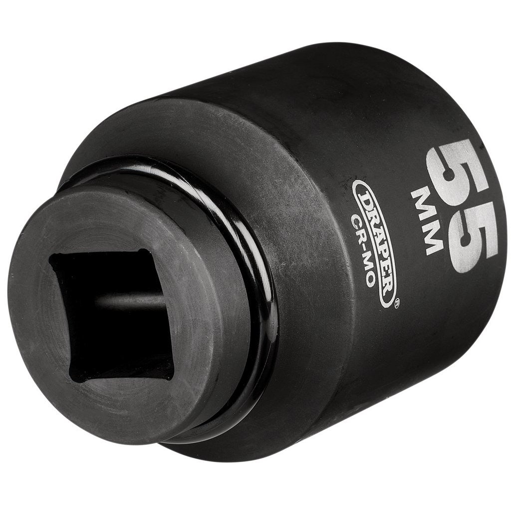 Draper HI-TORQ® 6 Point Deep Impact Socket, 1" Sq. Dr., 55mm  05156