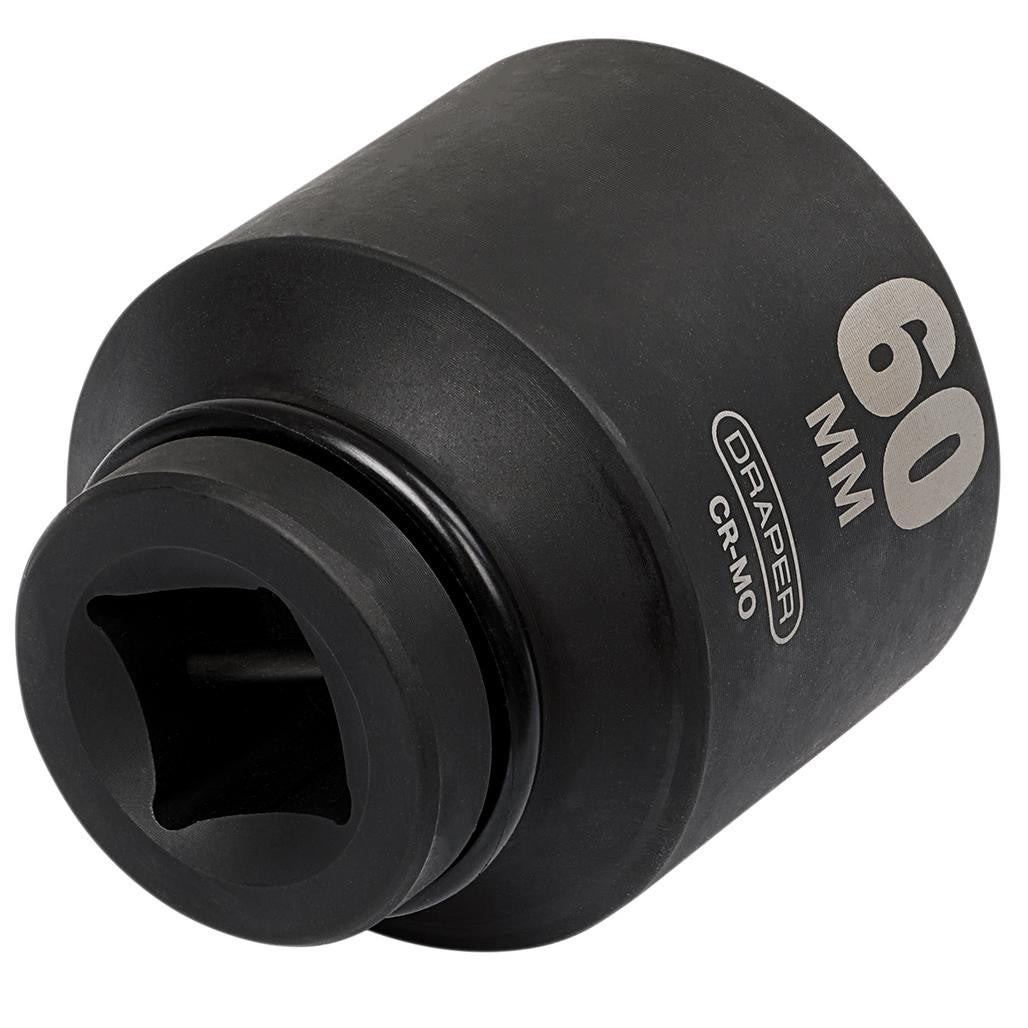 Draper HI-TORQ® 6 Point Deep Impact Socket, 1" Sq. Dr., 60mm  05157