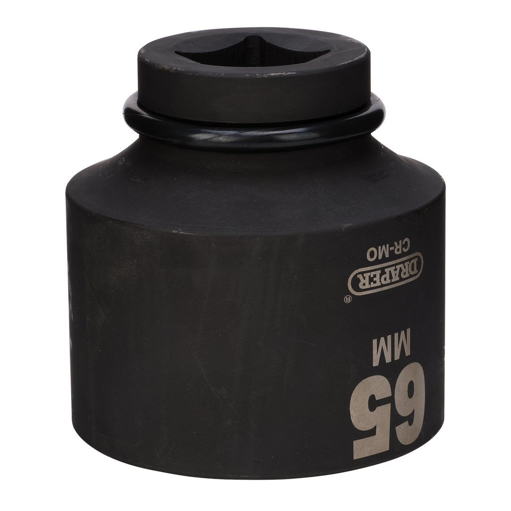 Draper HI-TORQ® 6 Point Deep Impact Socket, 1" Sq. Dr., 65mm  05158