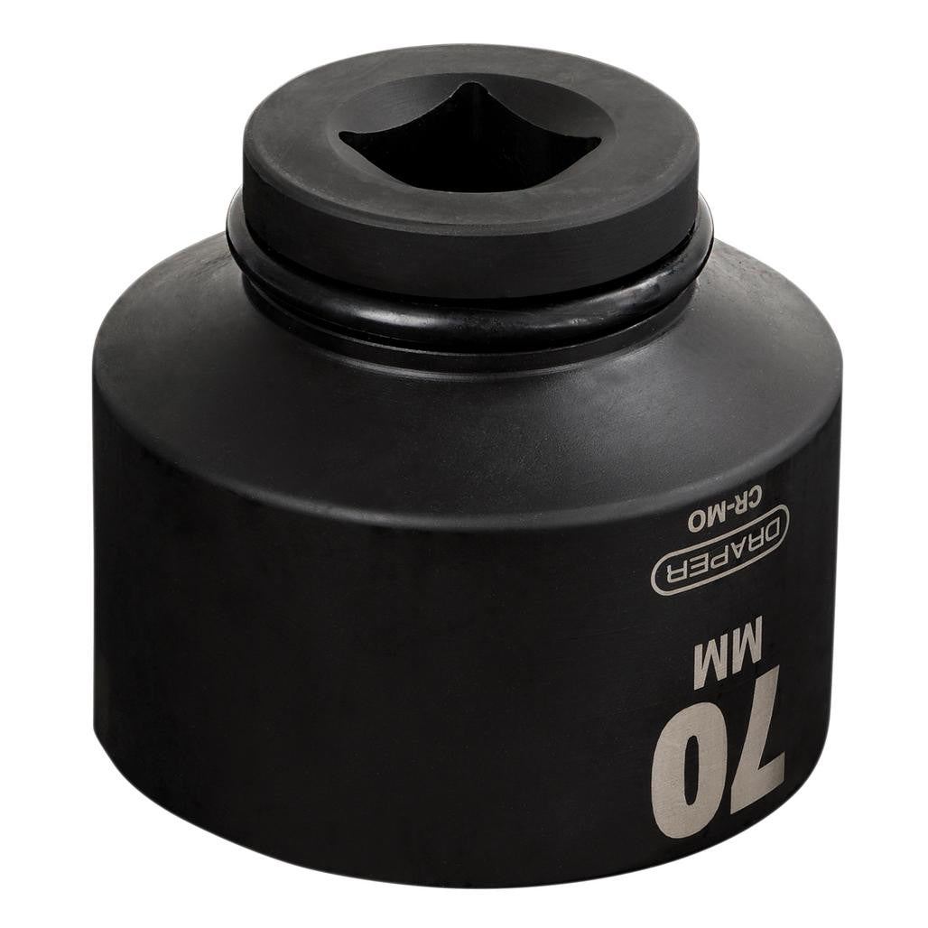 Draper HI-TORQ® 6 Point Deep Impact Socket, 1" Sq. Dr., 70mm  05159