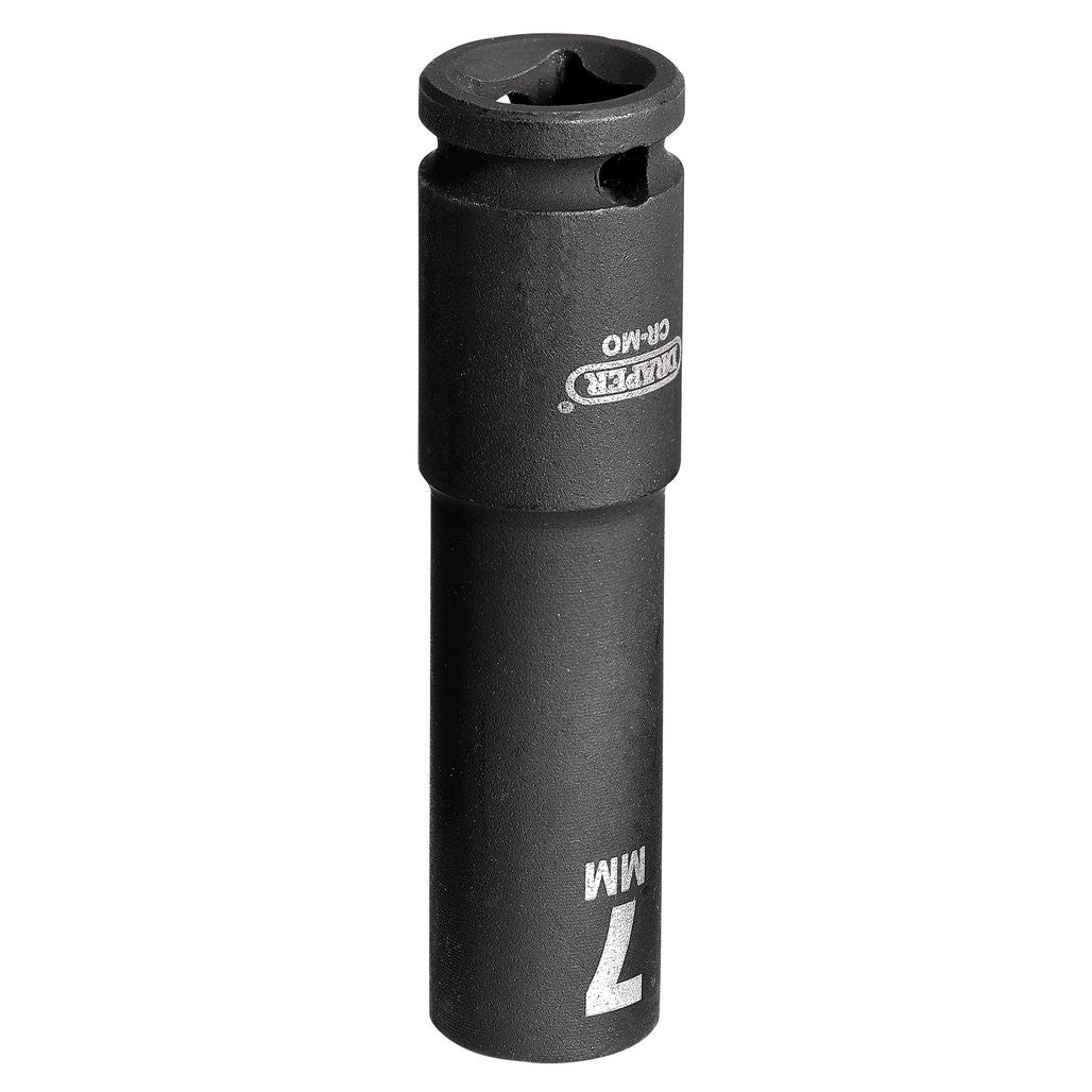 Draper HI-TORQ® 6 Point Deep Impact Socket, 1/4" Sq. Dr., 7mm  05185