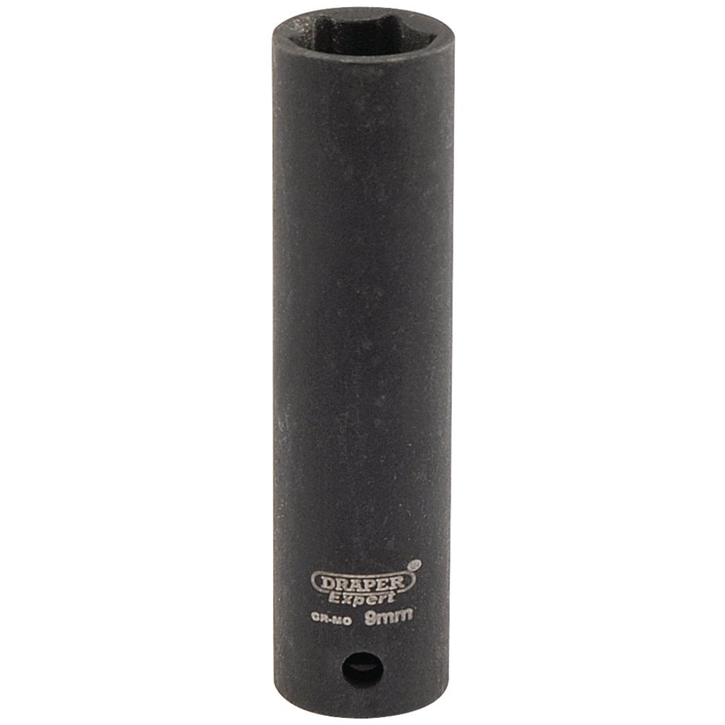 Draper HI-TORQ® 6 Point Deep Impact Socket, 1/4" Sq. Dr., 9mm  05187
