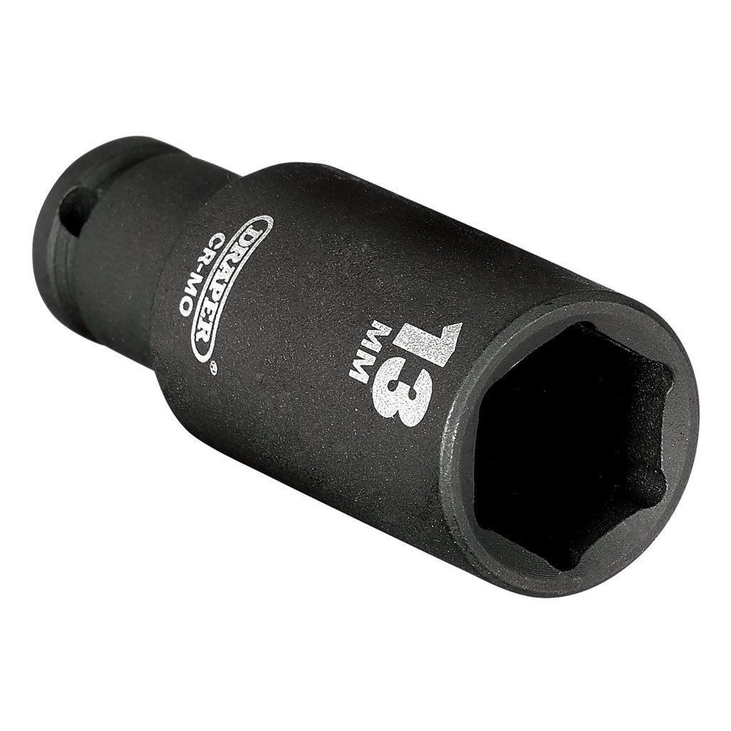 Draper HI-TORQ® 6 Point Deep Impact Socket, 1/4" Sq. Dr., 13mm  05191