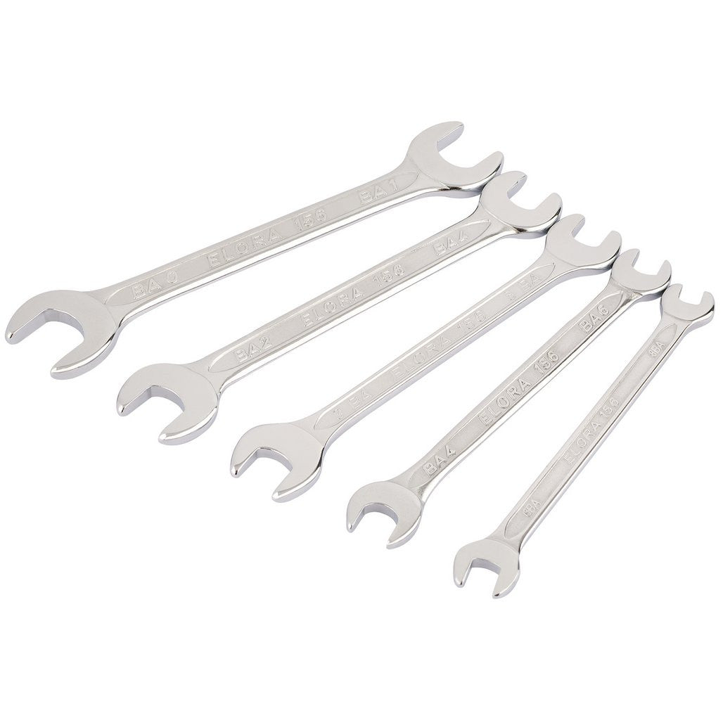 Draper Midget BA Open End Spanner Set (5 Piece)  05210