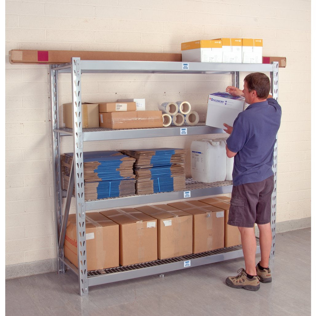 Draper Expert Heavy Duty Steel 4 Shelving Unit, 1959 x 610 x 1830mm  05227