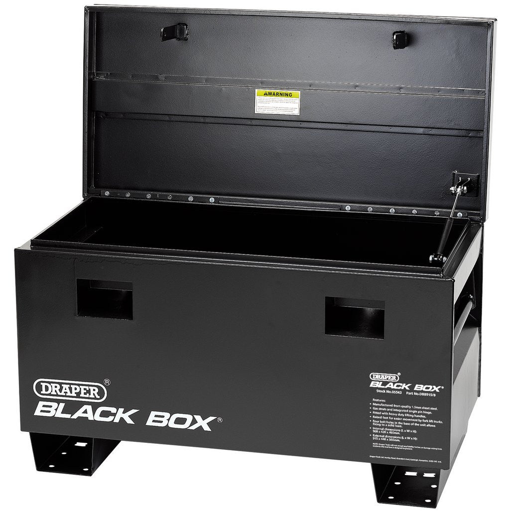 Draper Black Box® Contractors Secure Storage Box - 36"/915 x 470 x 590mm