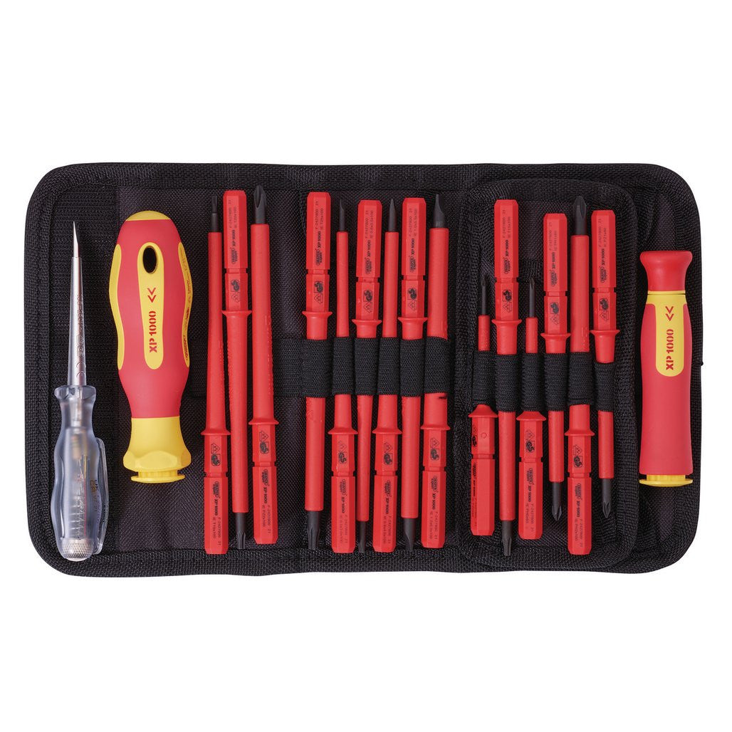 Draper XP1000® VDE Interchangeable Blade Screwdriver Set (18 Piece)  05776